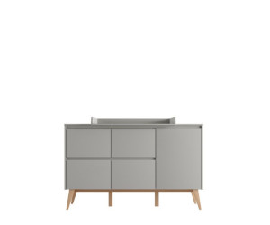 Kumode ar 4 atvilktnēm un durvīm (Classy Gray kolekcija) Kumode ar 4 atvilktnēm un durvīm (Classy Gray kolekcija)